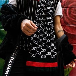 Reversible GUCCI scarf unisex